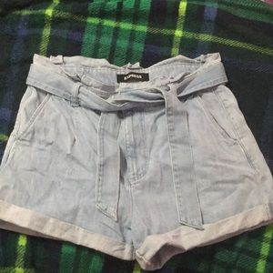 High waisted shorts